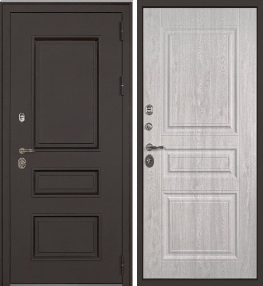 Дверь Аляска Терморазрыв 3К Сосна Белая DIS007252