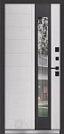 Дверь NORD Plus с терморазрывом и стеклопакетом DIS007132 фото