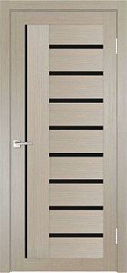 Товар Межкомнатная дверь Легенда Y-5 тон Кремовая лиственница Остекление Лакобель черное