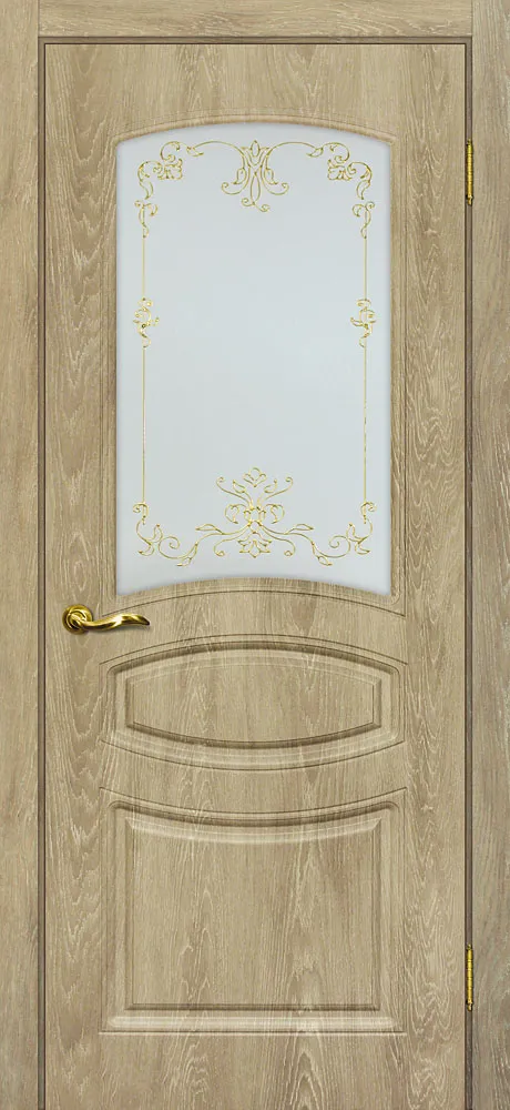 Фото Межкомнатная дверь Сиена-5 Дуб песочный